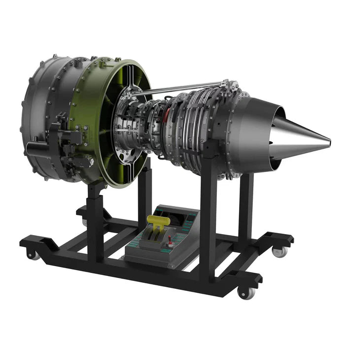 TECHING Jet Engine Model Kit Twin-Spool turbofan Engine Model kit That Works Metal Assembly 1/10 Electric Aircraft Engine Jet Engine Model Craft Gift for Adult - 1000+PCS DM119