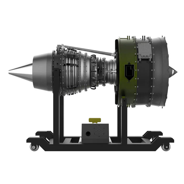 TECHING Jet Engine Model Kit Twin-Spool turbofan Engine Model kit That Works Metal Assembly 1/10 Electric Aircraft Engine Jet Engine Model Craft Gift for Adult - 1000+PCS DM119