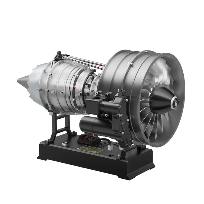 Turbofan Engine Model Kit that Works - Build Your Own Turbofan Engine - TECHING 1/12 Full Metal Dual-Spool Turbofan Engine Model Kit 300+PCS