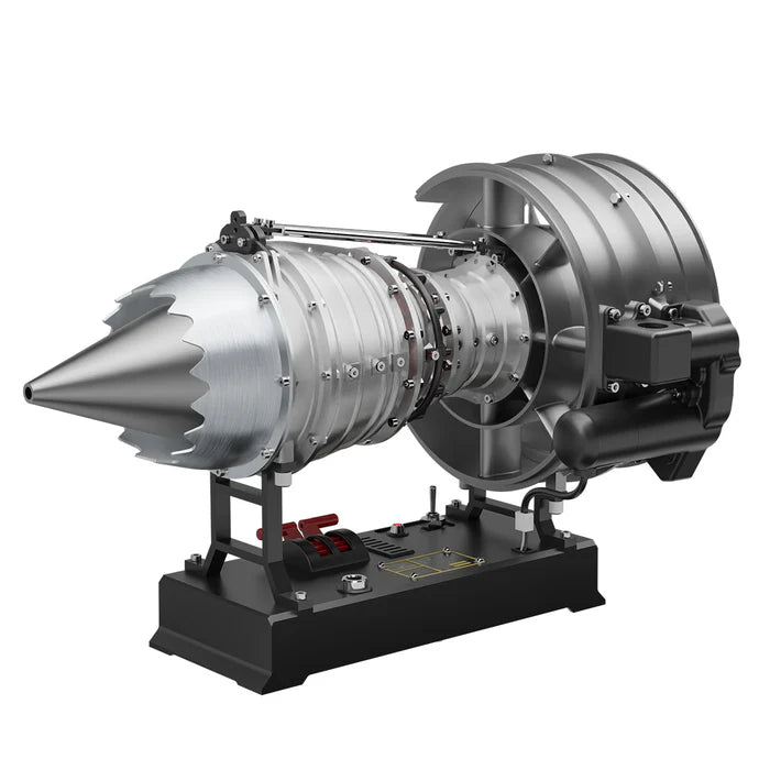 Turbofan Engine Model Kit that Works - Build Your Own Turbofan Engine - TECHING 1/12 Full Metal Dual-Spool Turbofan Engine Model Kit 300+PCS