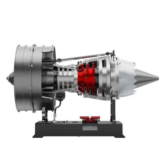 Turbofan Engine Model Kit that Works - Build Your Own Turbofan Engine - TECHING 1/12 Full Metal Dual-Spool Turbofan Engine Model Kit 300+PCS