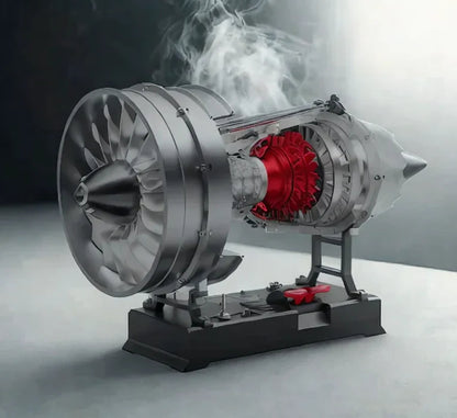 Turbofan Engine Model Kit that Works - Build Your Own Turbofan Engine - TECHING 1/12 Full Metal Dual-Spool Turbofan Engine Model Kit 300+PCS