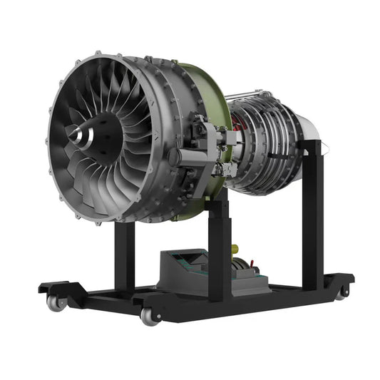 TECHING Jet Engine Model Kit Twin-Spool turbofan Engine Model kit That Works Metal Assembly 1/10 Electric Aircraft Engine Jet Engine Model Craft Gift for Adult - 1000+PCS DM119