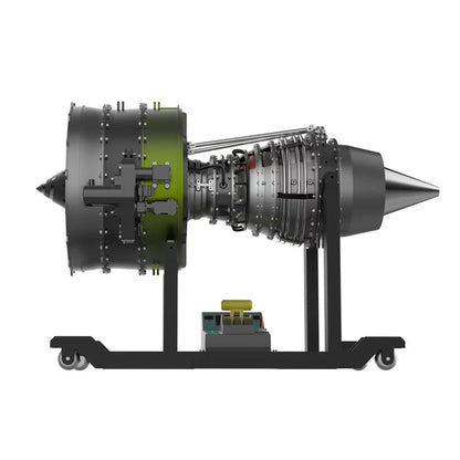 TECHING Jet Engine Model Kit Twin-Spool turbofan Engine Model kit That Works Metal Assembly 1/10 Electric Aircraft Engine Jet Engine Model Craft Gift for Adult - 1000+PCS DM119