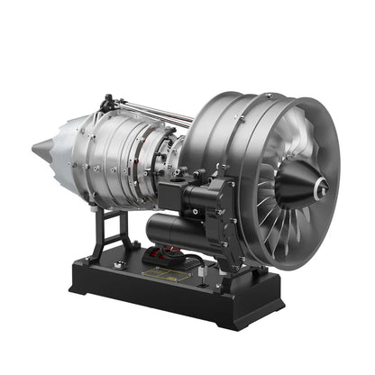 Turbofan Engine Model Kit that Works - Build Your Own Turbofan Engine - TECHING 1/12 Full Metal Dual-Spool Turbofan Engine Model Kit 300+PCS