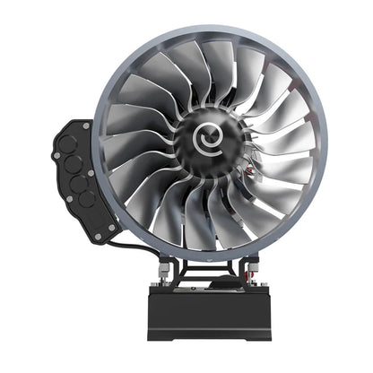 Turbofan Engine Model Kit that Works - Build Your Own Turbofan Engine - TECHING 1/12 Full Metal Dual-Spool Turbofan Engine Model Kit 300+PCS